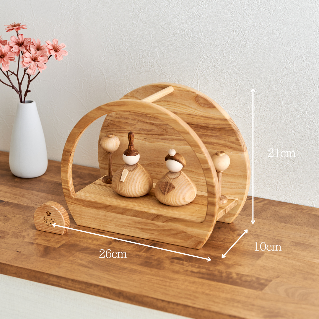 灯 - 台座付き人形 -